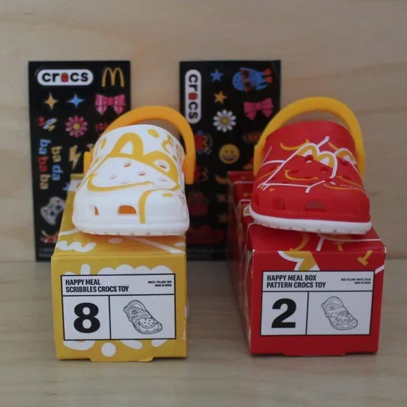McDonald's Crocs Happy Meal 2024 Toy #2 & #8 - Picture 3 of 5